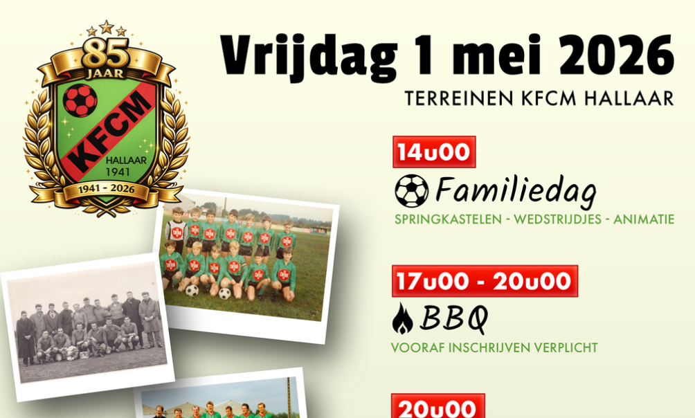 85 jaar KFCM Hallaar